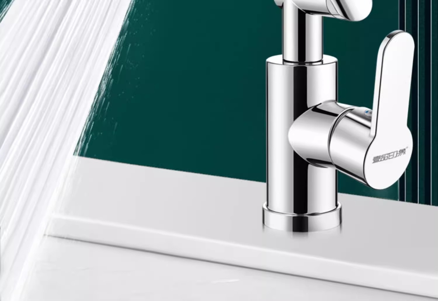 全铜机械臂万向旋转水龙头洗脸盆冷热卫生间面盆家用水龙头升降款详情3