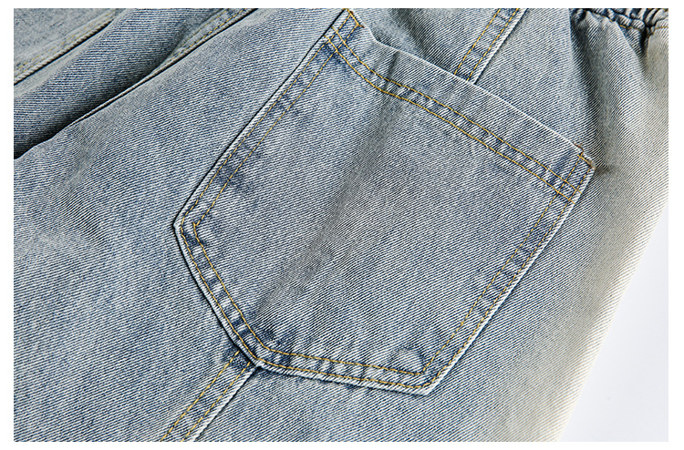 Retro washed curved-cut jeans for men, Spring/Autumn 2026 couple style straight-leg casual long pants pic 24