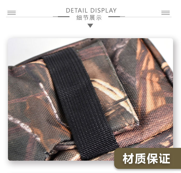 跨境爆款户外牛皮枪垫迷彩包战术沙包支撑包军迷包射击固定批发详情6