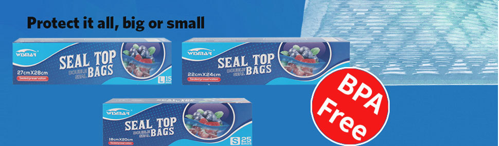 密封袋食品级家用冰箱专用蔬菜水果自封收纳袋子带封口食物保鲜袋详情3