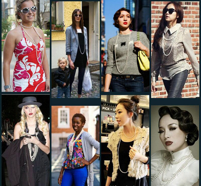 60CM长天然淡水珍珠2024新款爆款轻奢高级感颈链秋冬长款毛衣链女详情12