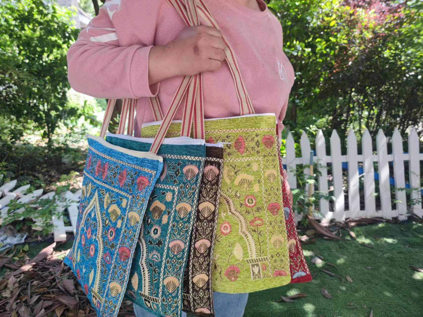 Cotton yarn travel blankets with bags, bag carpet manufacturers, cross-border wholesale supply/one-piece consignment pic 19