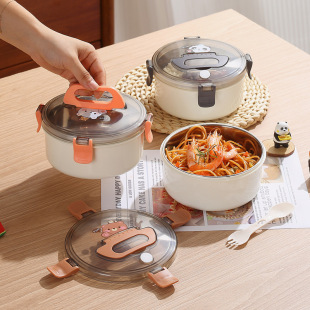 INS四分格饭盒学生午餐盒上班微波炉亚马逊跨境便当盒bento box详情9