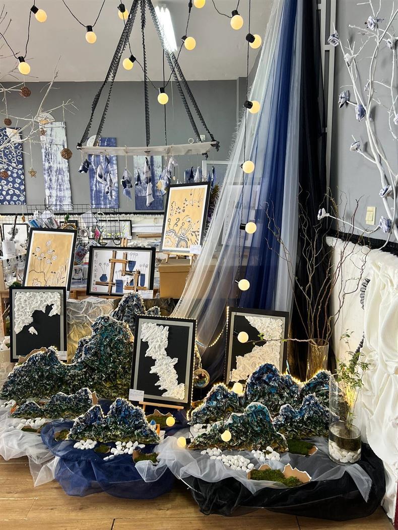 纯色软网纱蓝色主题幼儿园田园风场景婚礼ins风纱网布料详情5