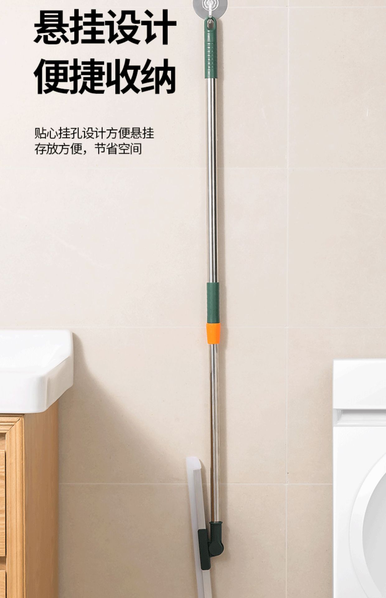 Magic broom, water scraper, mop, silicone magic tool, dry and wet dual-purpose scraper, toilet, bathroom, toilet, water hanging board scraper pic 10