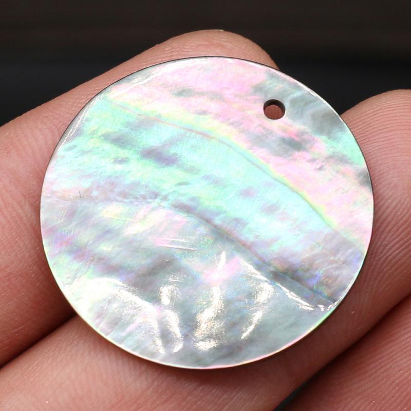 Simple and natural shell, sea shell, black shell, white shell pendants, DIY jewelry accessories, handcrafted jewelry necklaces pic 13