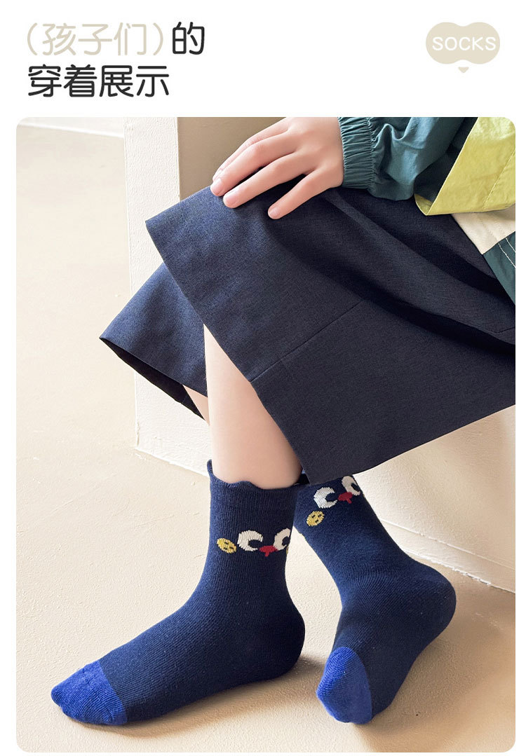 2025儿童袜子秋季卡通中筒袜韩系男童女童袜子中大童a类棉袜批发详情15