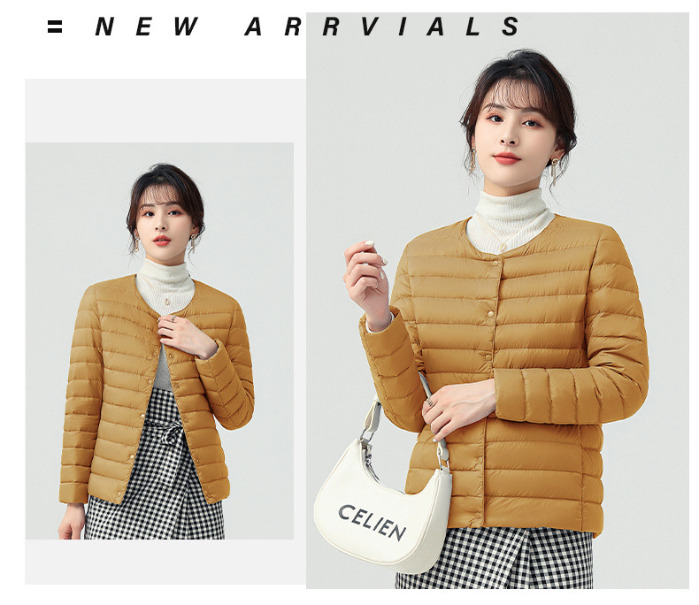 2025跨境新款轻薄羽绒服外套女秋冬羽绒服内胆轻型薄款时尚保暖详情41