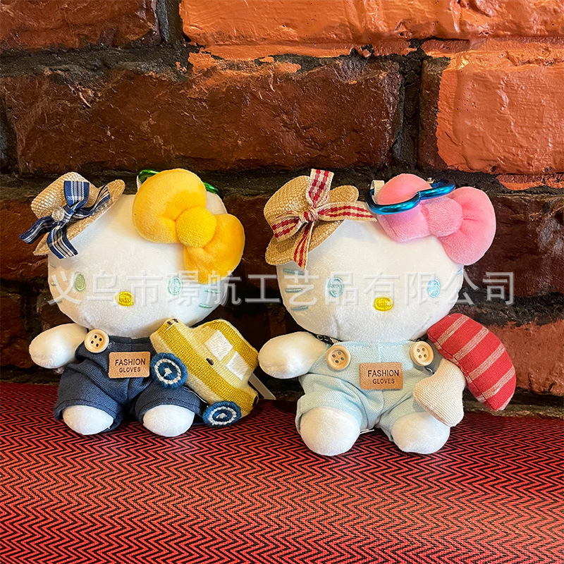 Cute hellokitty keychain pendant, kt cat plush doll, fashionable bag pendant, Kitty doll pic 17