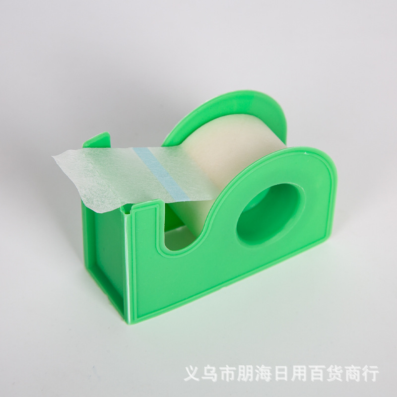 HY402 White non-woven tape (with knife holder)2.5cm*5m Ordinary non-woven tape is comfortable and breathable pic 8