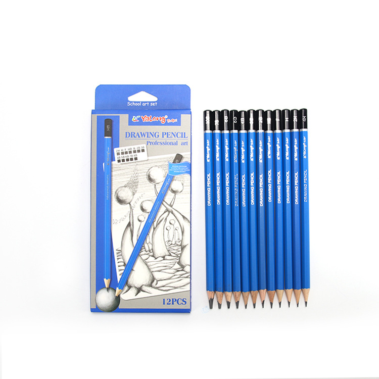 Cross-border exclusive 12pcs of drawing pencils, wooden art pencils for students pic 2