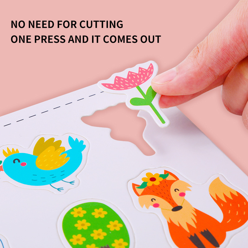 威威虎跨境早教春夏秋冬启蒙安静书益智类玩具宝宝安全粘扣贴纸书详情7