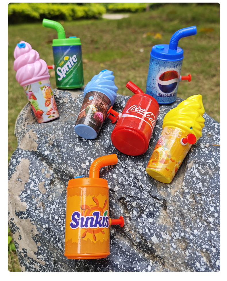 Simulated ice cream water gun, cross-border parody, creative Popsicle, ice cream water gun, gift toys, night market street stalls pic 12