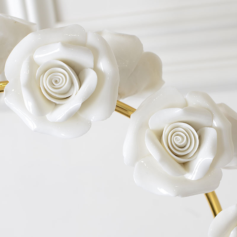 欧式时尚大理石客厅玄关摆件 金属工艺品精致家居样板房书房软装饰品 现代简约工艺品摆设详情3