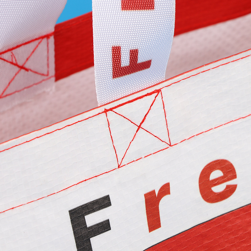 编织袋工厂来图生产彩印覆膜超大编织袋pp无纺布袋船型编织蛇皮袋详情14