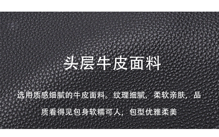 真皮潮搭钥匙包多功能大容量通用汽车钥匙包时尚双层腰挂锁匙包详情2