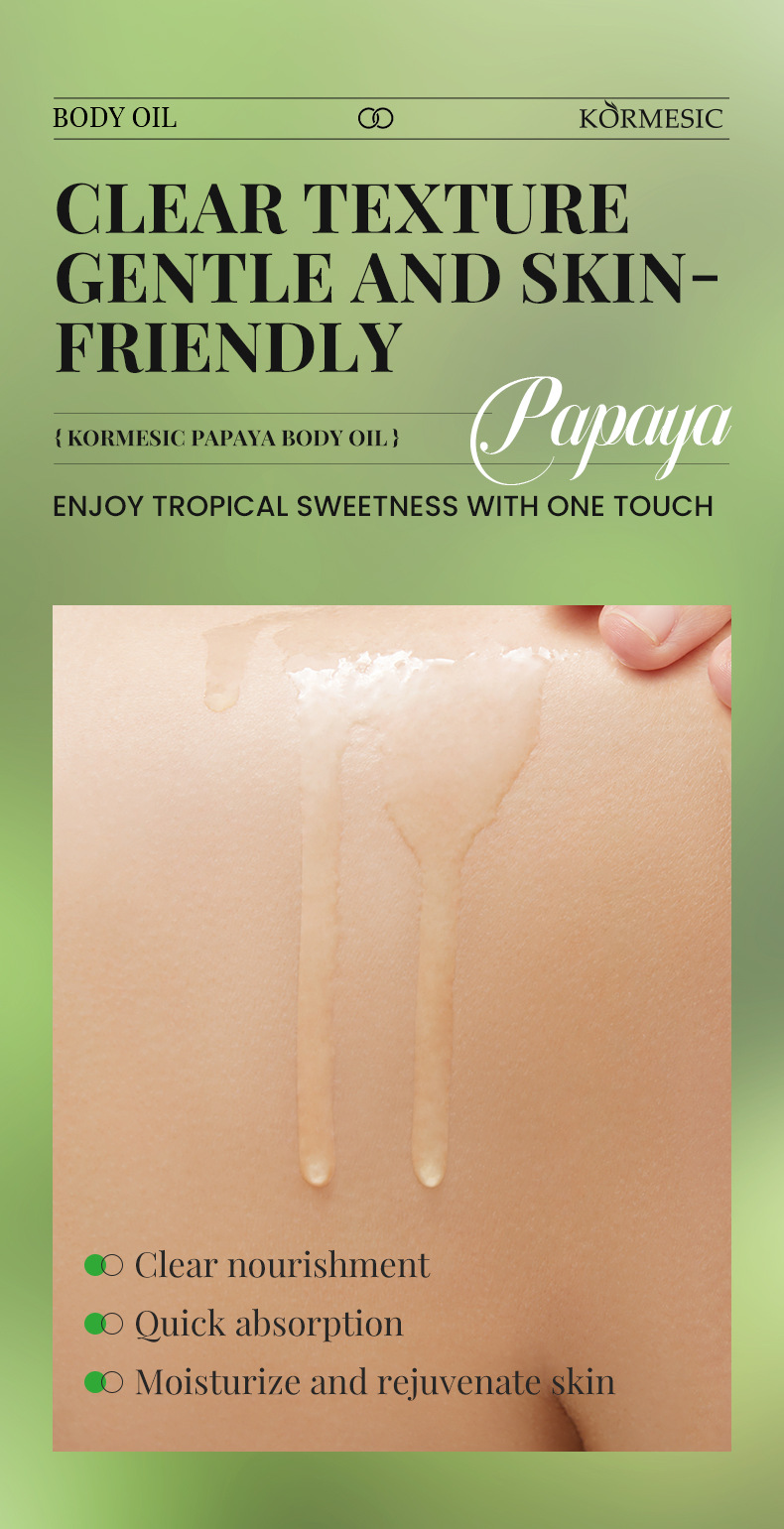 Foreign trade coconut Body oil: Hydrating, moisturizing, anti-dryness, non-sticky, body care pic 38