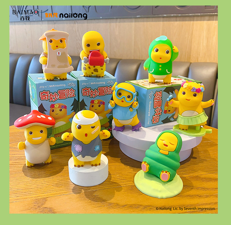 正版奶龙奇妙冒险系列潮玩公仔可爱动漫摆件玩具礼物手办盲盒批发详情12