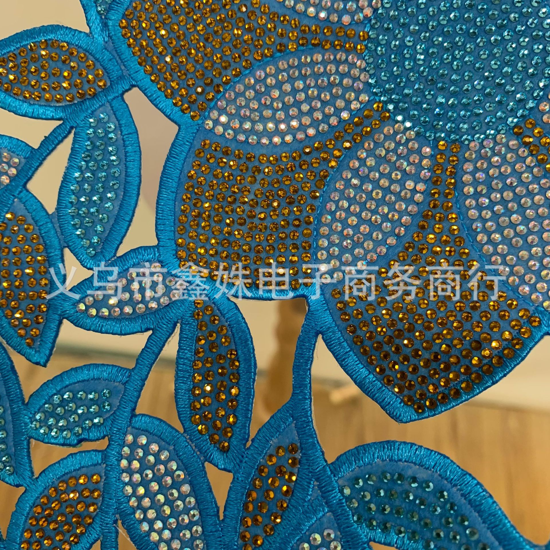 Full diamond back adhesive ironing DIY diamond-encrusted colored diamond shiny collar decoration fake collar collar accessories and auxiliary materials pic 29