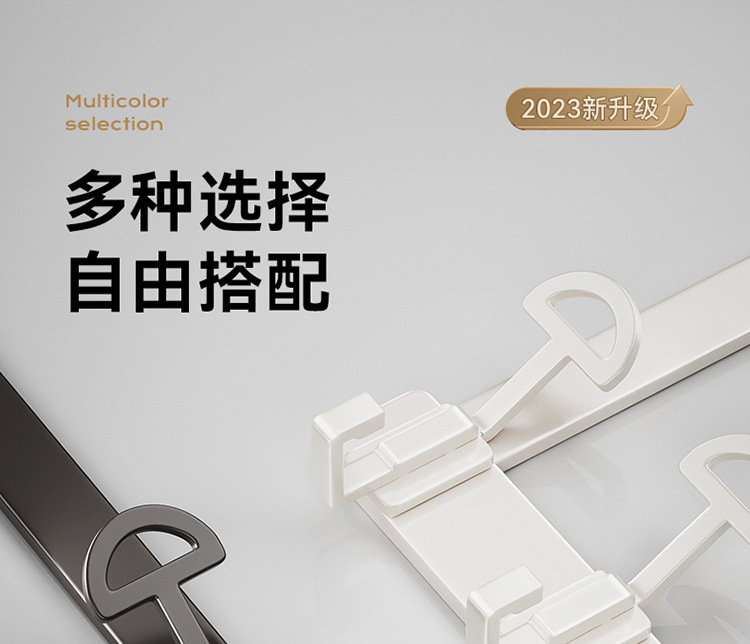 Rear door hook, no need for drilling, clothes hanger, storage rack, upper hanging rack on the entrance door, wall-mounted clothes hook, back door type pic 20