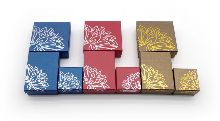 天地盖纸盒 戒指项链耳钉饰品盒珠宝首饰盒 饰品打包发货收纳盒子详情4