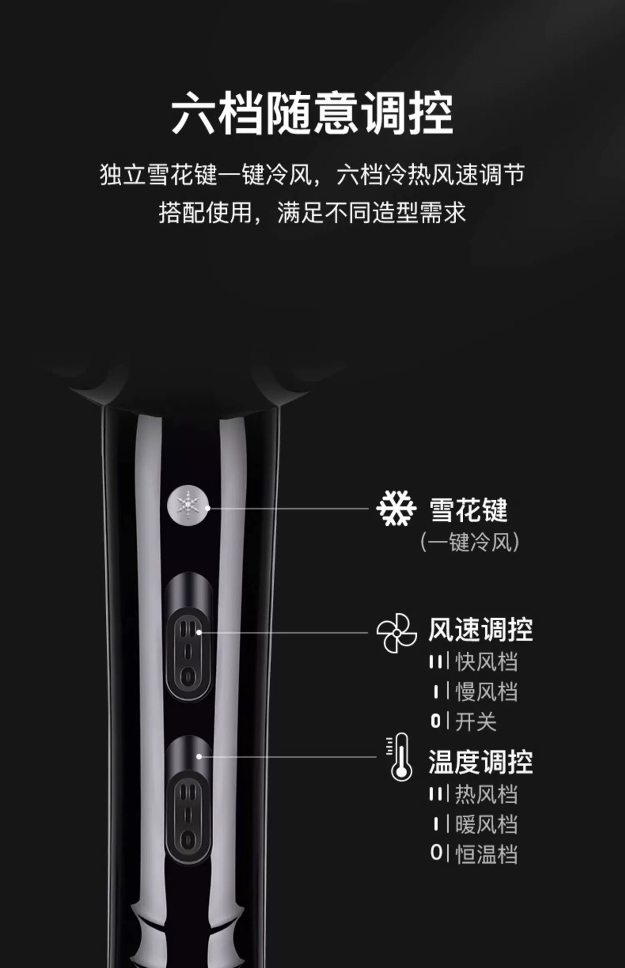 Kangfu 8894 Hair dryer, high-power ion hair care professional hair salon, strong wind force quick-drying hair dryer, 2400w pic 13