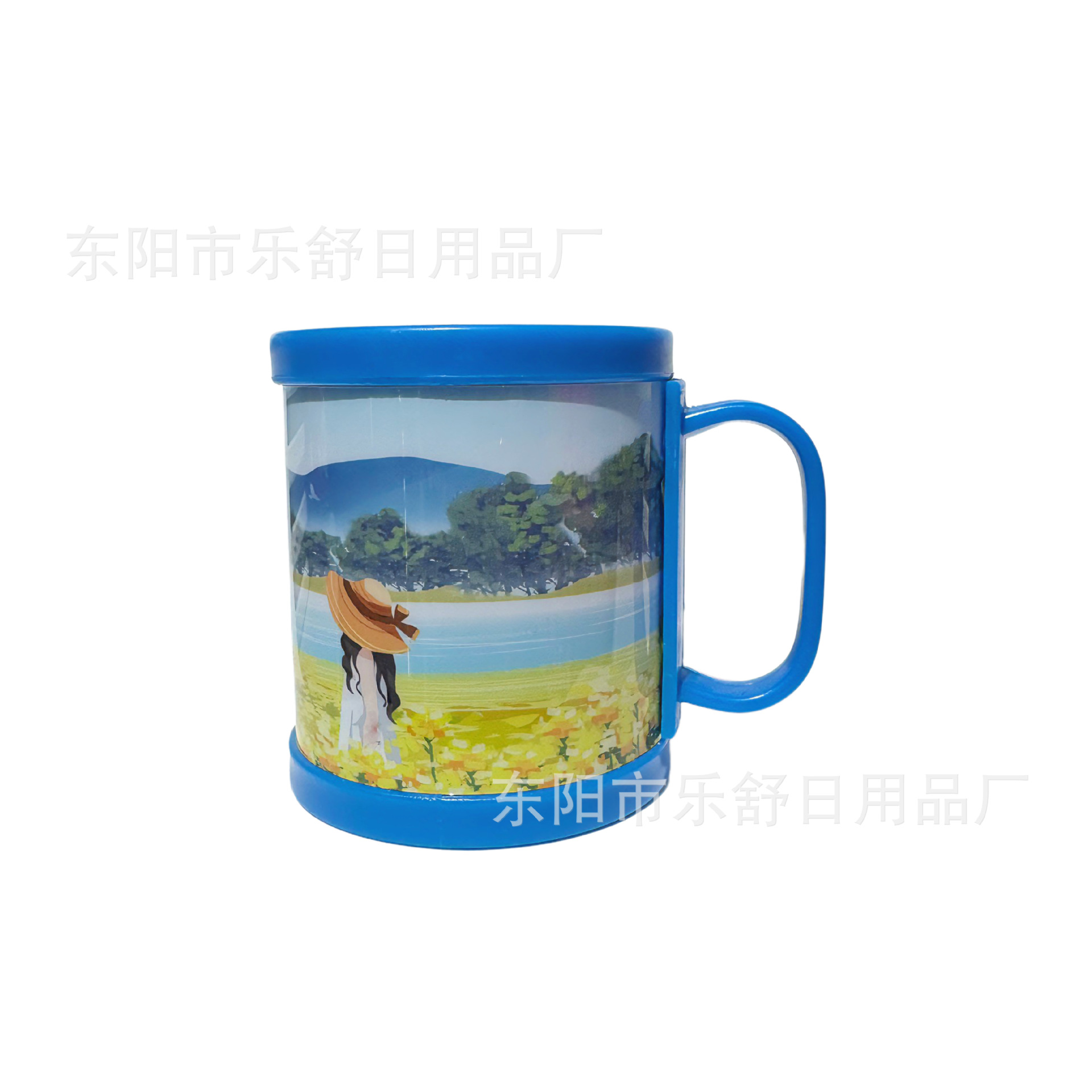 精品卡通可爱色彩缤纷马克杯漱口杯卡通套皮杯学生夏季便携塑料杯详情14