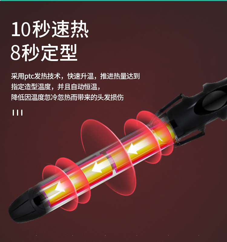 Hair curling iron, makeup artist, photo studio, 25mm professional large curling iron, hair salon, direct sales from the manufacturer pic 6