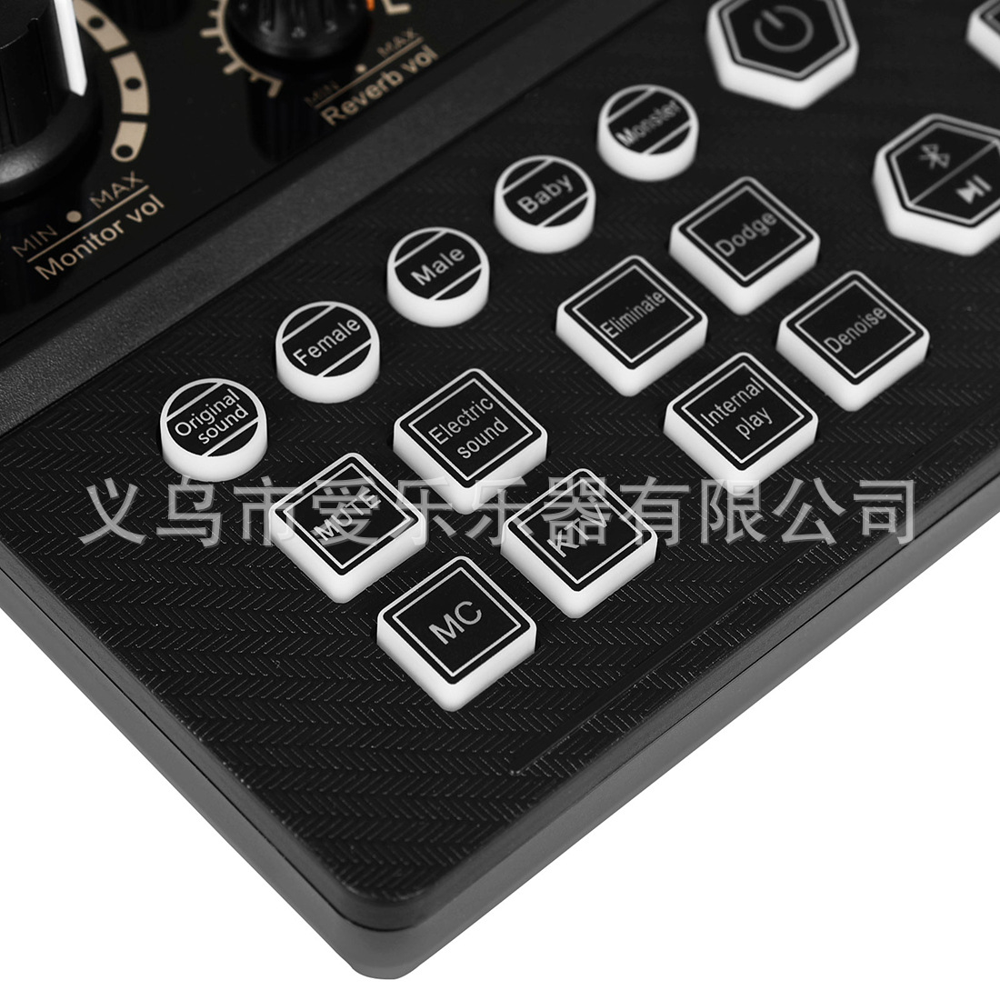 IRIN Computer and mobile phone live streaming Karaoke all-in-one sound card, customizable sound effect entertainment mixing console, Bluetooth sound Card V90 pic 23