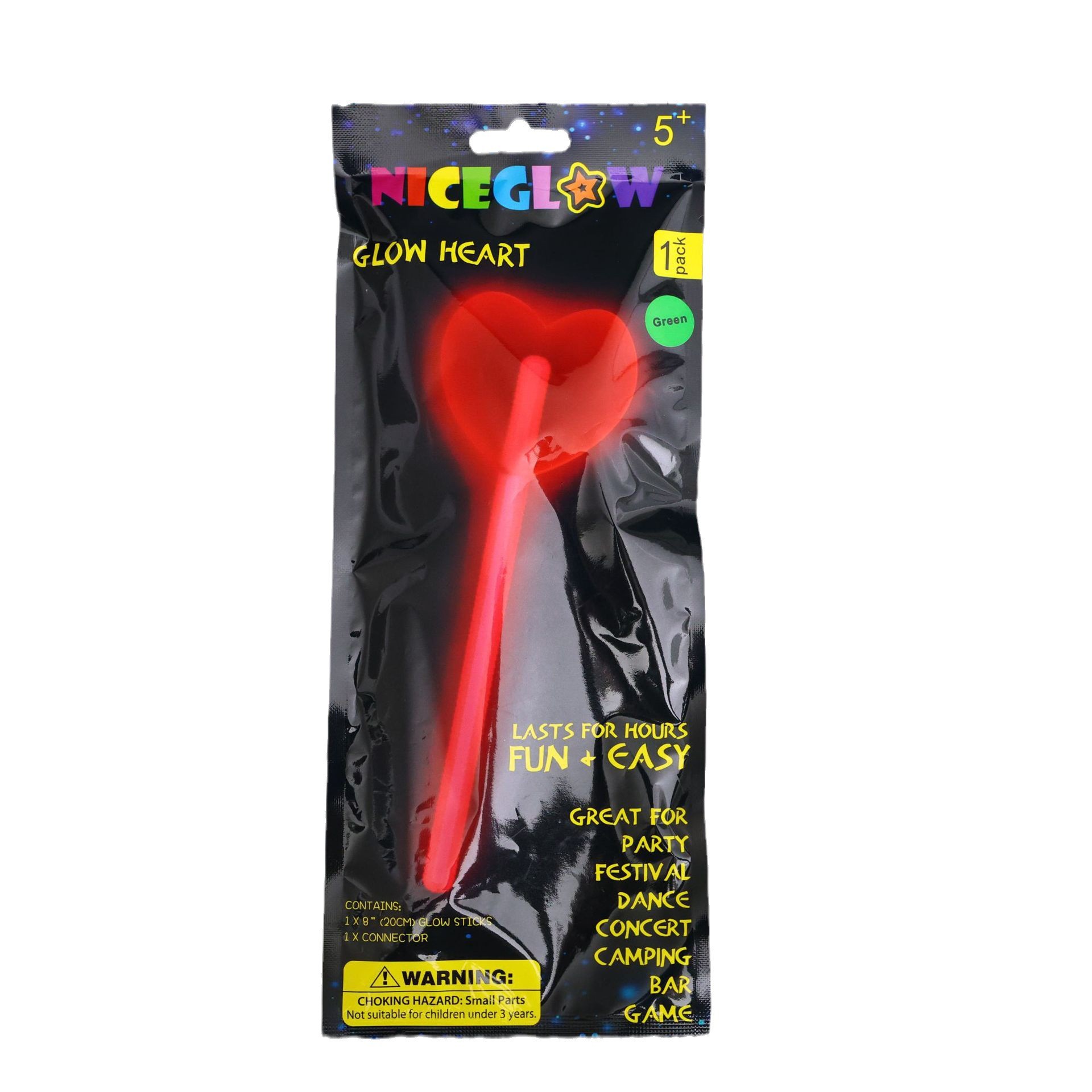 荧光棒爱心造型夜光棒儿童玩具礼物情人节圣诞节亚马逊速卖通希音详情1