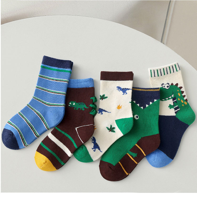 2025男童袜子秋冬季卡通中筒袜儿童袜子春秋中大童棉袜学生袜透气详情24