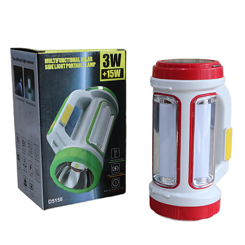 Explosion-proof high-intensity portable flashlight, outdoor lighting, long-range USB solar charging, patrol and camping searchlight pic 4