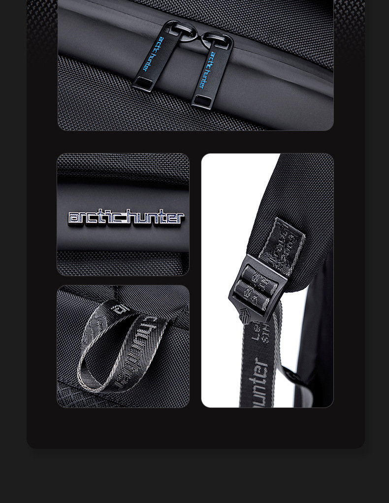 Mochila de negocios de viaje de cazador ártico para hombres bolsa de computadora portátil premium sense mochila de viaje de gran capacidad pic 24