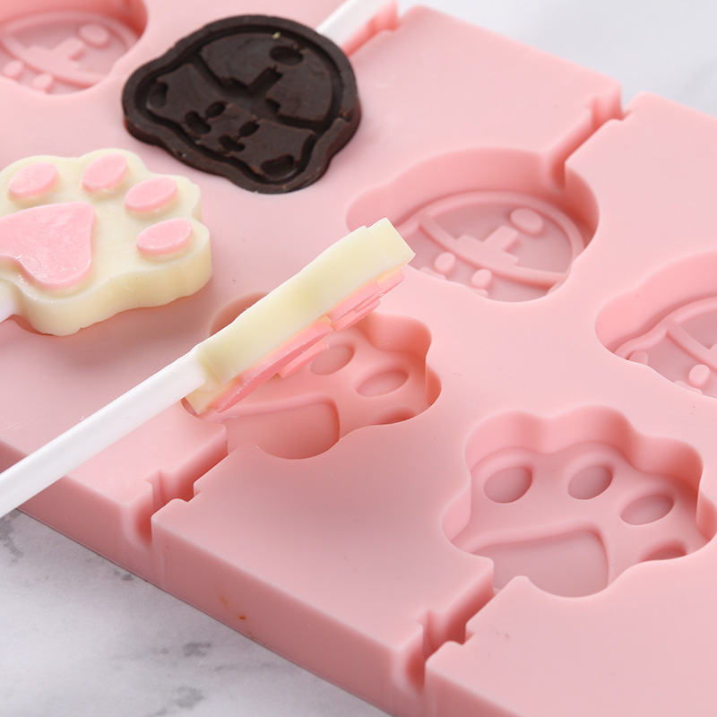 Candy, chocolate, lollipop molds, silicone cartoon series candy molds, diy hand-baked epoxy resin molds pic 16