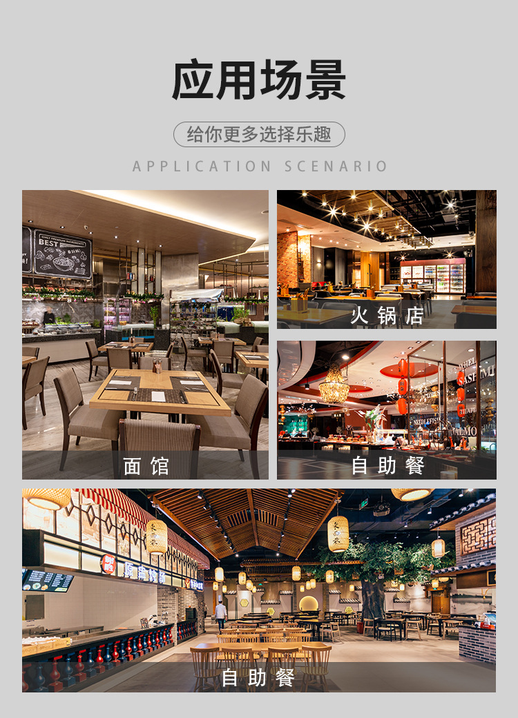 盘子商用烧烤碟烤肉盘创意配菜密胺餐盘仿瓷餐具长方形火锅店专用详情3