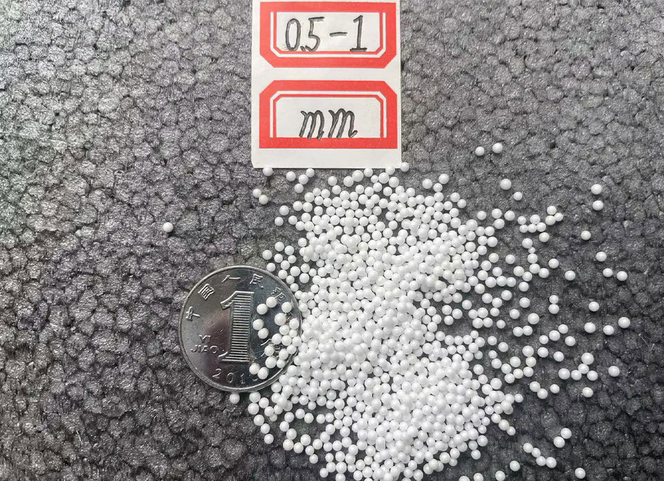 EPS white foam particles for lazy sofa filling, household cloth bags, throw pillows, toy foam filling particles pic 4