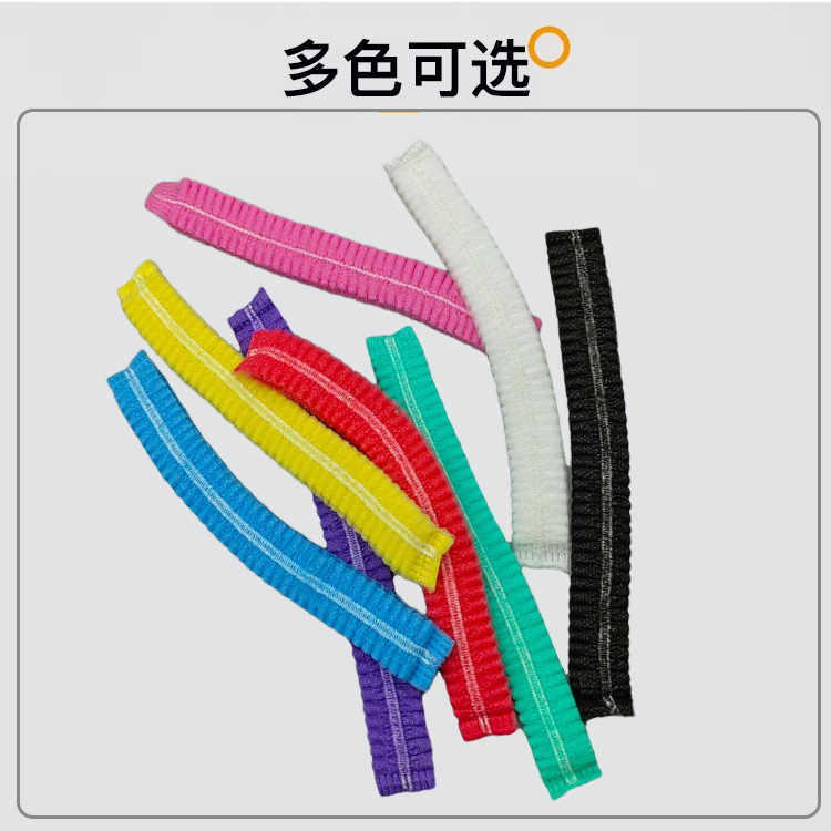 一次性无纺布帽防尘防掉发蘑菇帽食品工厂车间头套网条形帽子批发详情6