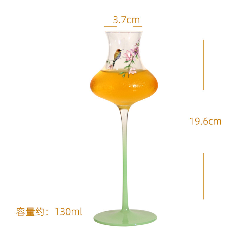 国潮香槟酒杯水晶玻璃鸡尾酒吧调酒品鉴杯闻香试酒威士忌高脚杯详情2
