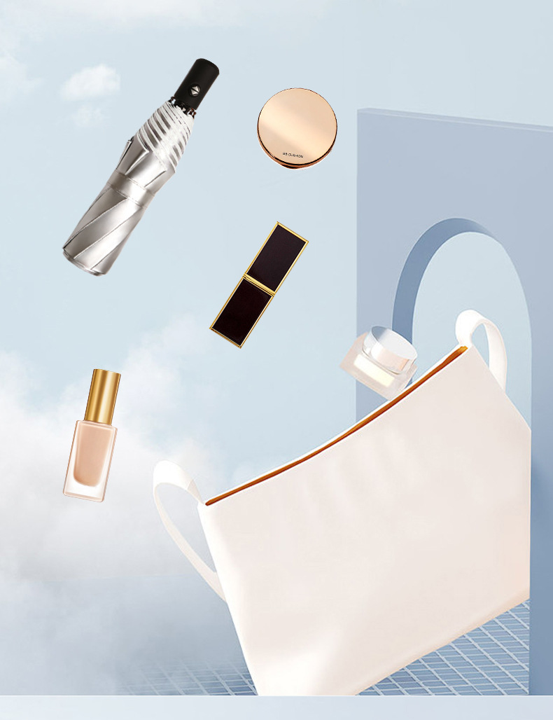 全自动伞钛银伞跨境太阳伞防晒遮阳伞晴雨两用女防紫外广告伞logo详情20