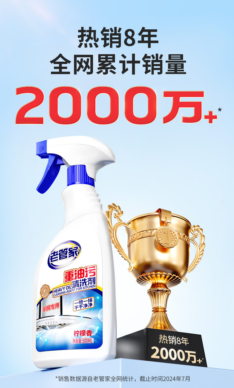 Old Butler range hood cleaner, heavy grease remover, kitchen cleaner, powerful degreaser, scale Remover bestseller pic 5