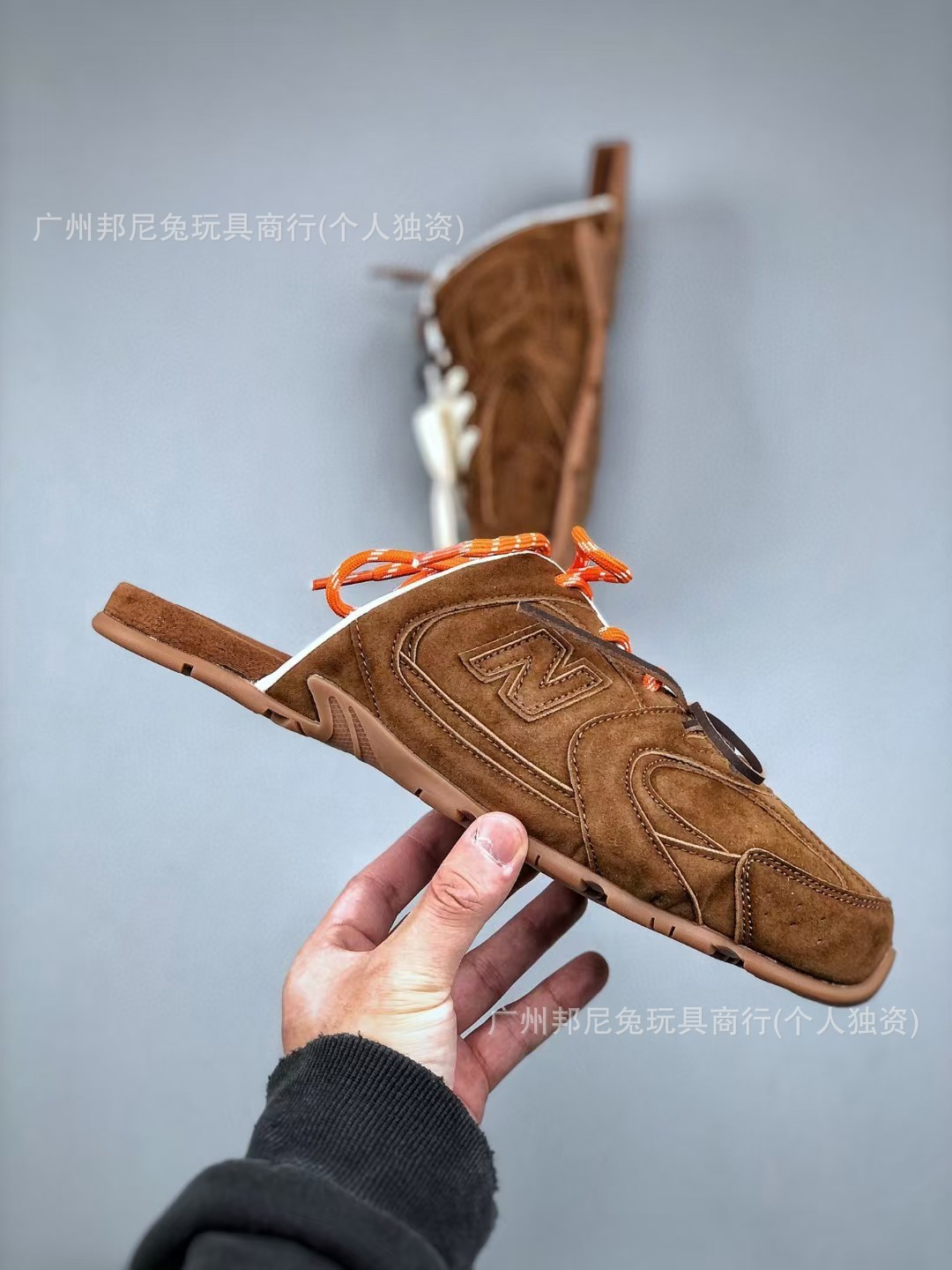 莆田鞋纯原miumiu联名530X德训鞋NB经典复古阿甘鞋休闲鞋半拖鞋潮详情13