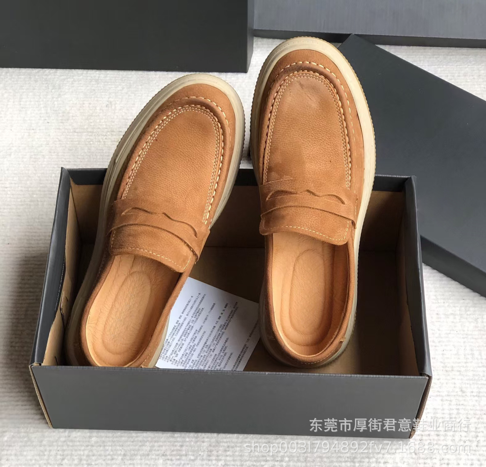 High-end original single 2024 autumn/winter new flat round toe matte cowhide casual shoes, spring and autumn simple board shoes from Dongguan pic 12