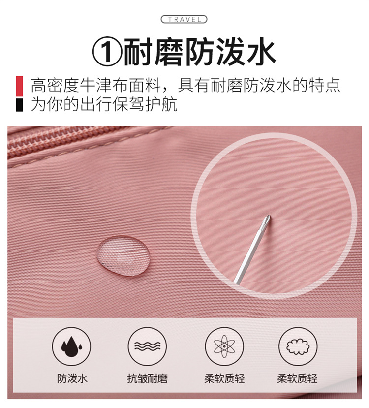 短途手提收纳包旅行包单肩大容量女男士小行李包袋健身出差待产详情8