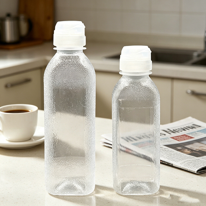 塑料调料尖叫油瓶不挂油控量油壶酱油醋挤压瓶沙拉酱番茄酱挤酱瓶详情4
