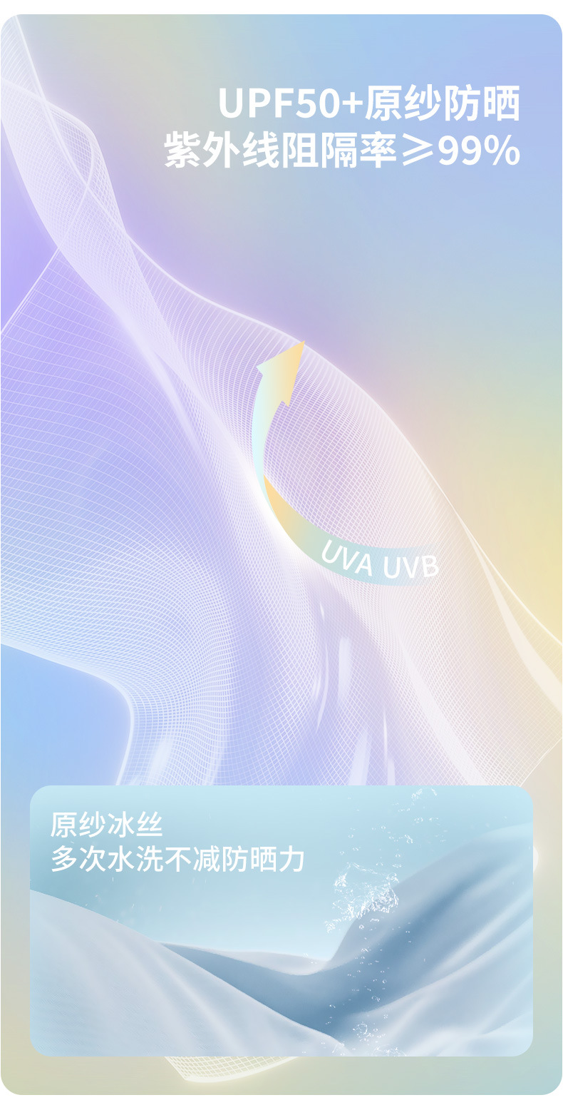 新款防晒手套女士长款夏季骑行防滑抗紫外线冰丝袖套翻指触屏XG69详情18