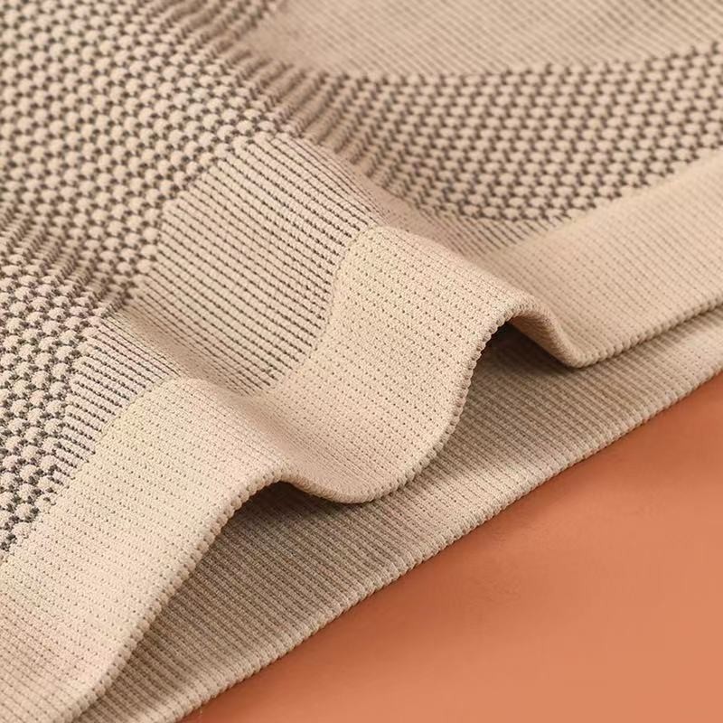 黑绷带无缝高腰女士内裤大码高弹收腹提臀舒适裸感三角裤内裤女士高腰舒适 pic 21