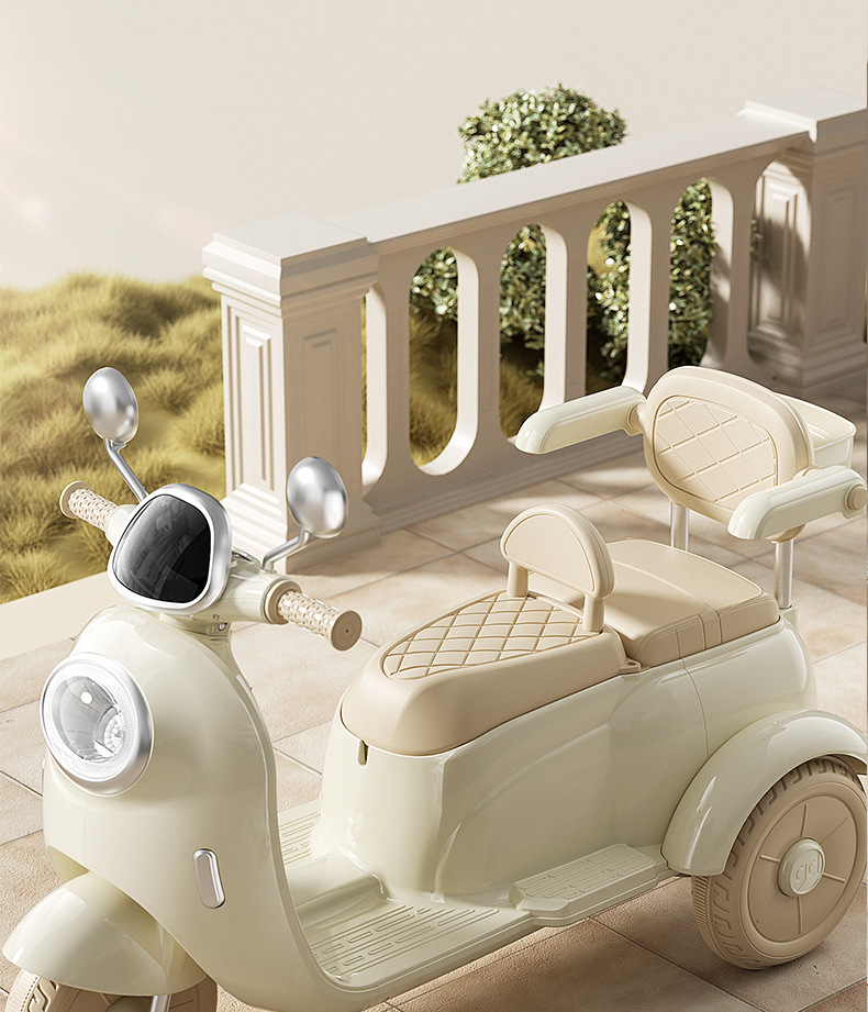 儿童电动车摩托车三轮男女电瓶车宝宝小孩可坐遥控周岁礼物玩具车详情5