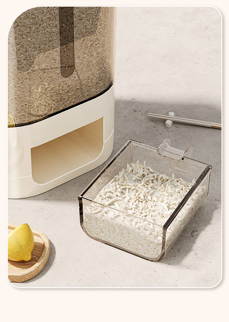 Household sealed insect-proof and moisture-proof flour storage bucket, rice VAT, 2024 new model rice storage container, rice box pic 7