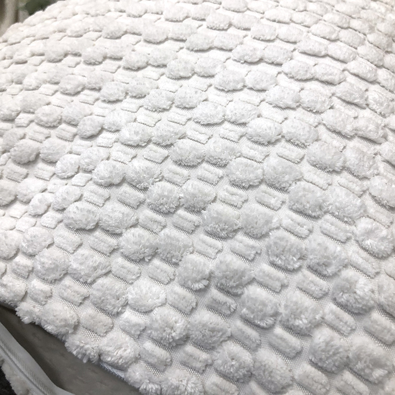 亚马逊新款双面泡泡粒灯芯绒抱枕纯色宿舍靠枕床头靠垫沙发抱枕套详情7