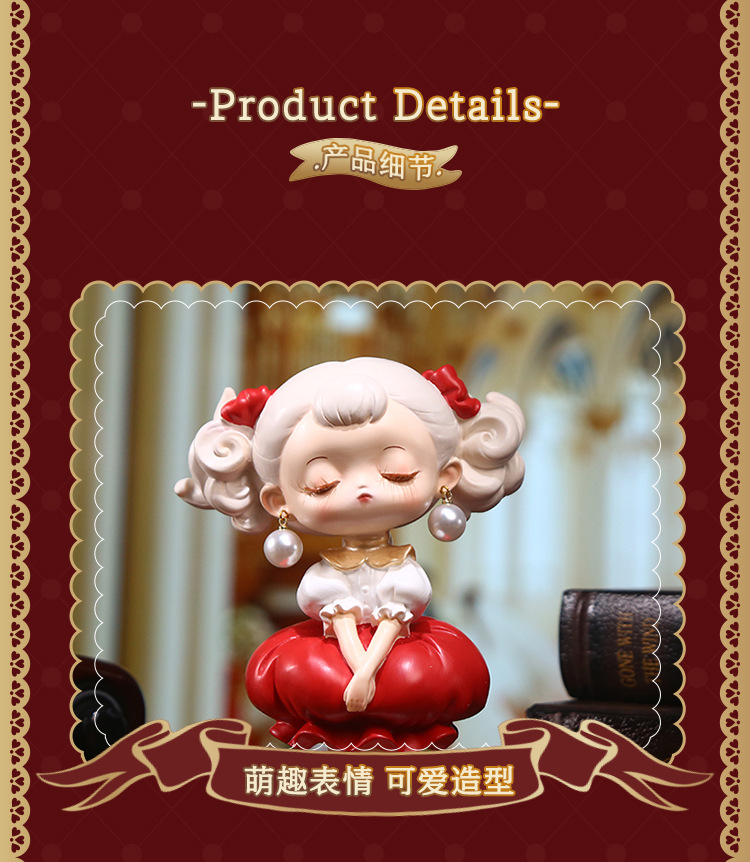 Pearl Girl Lustrous ornaments, resin dolls, trendy toys, cute desktop decorative ornaments, doll wholesale pic 6